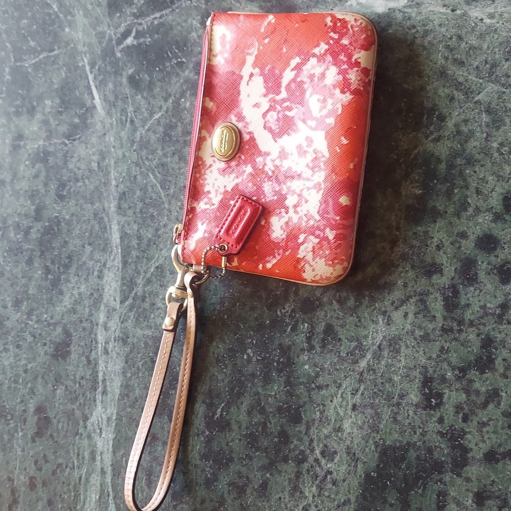 COACH Wallet Red & Orange 👛